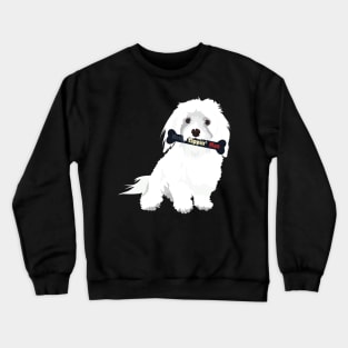 Joe Biden Sayings : Maltese Dog Edition Crewneck Sweatshirt